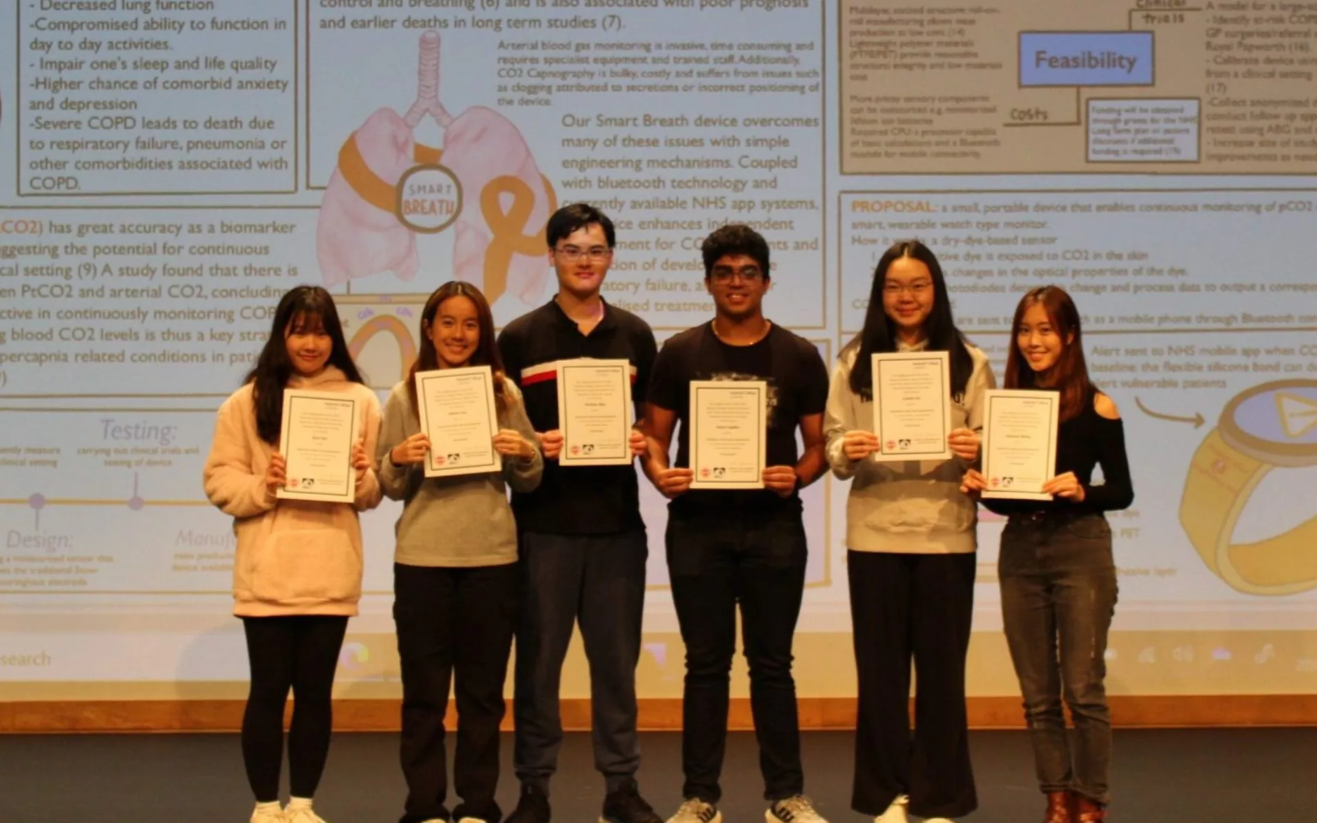 Concord College winners of British Heart Foundation Competition
