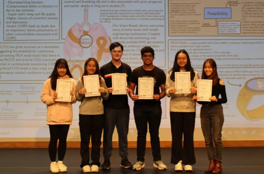 Concord College winners of British Heart Foundation Competition