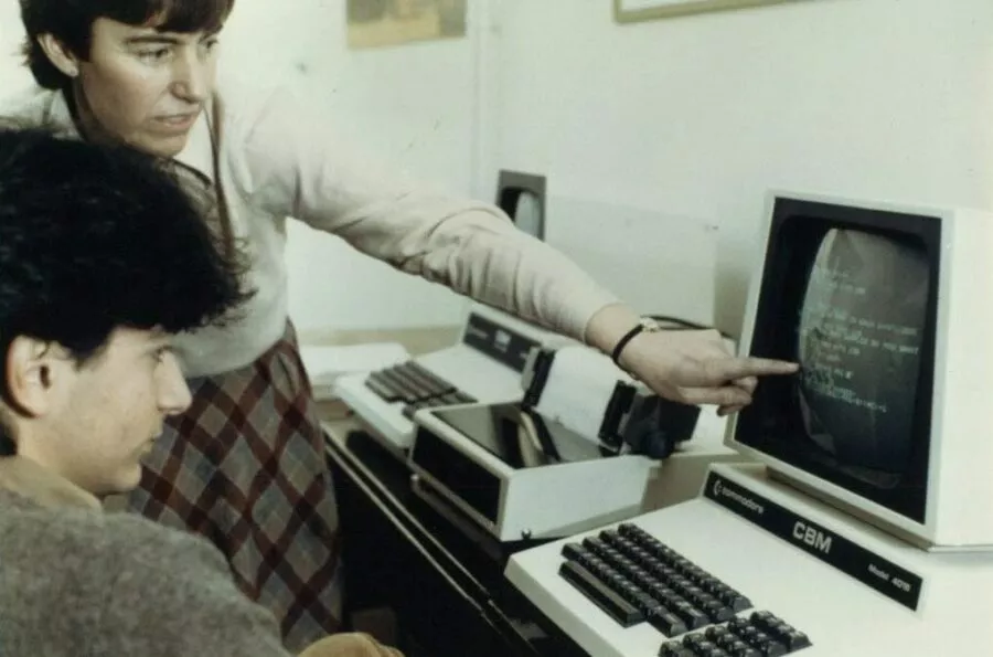 Computer science in Acton Burnell 1970s Concord College